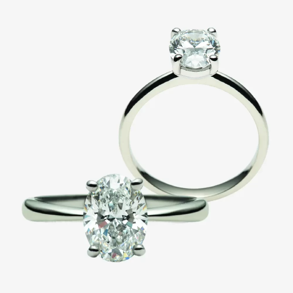 Solitaire martini ovale