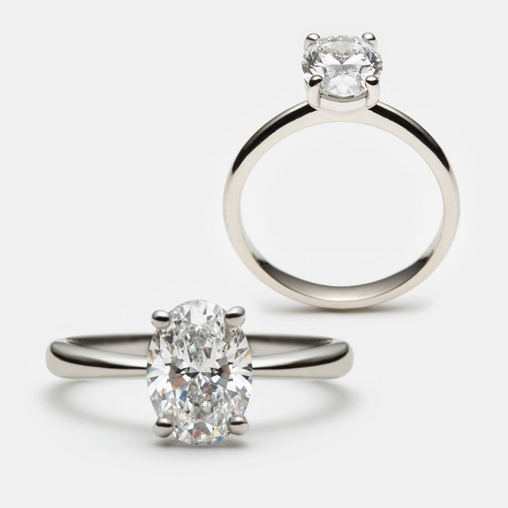 Solitaire martini ovale
