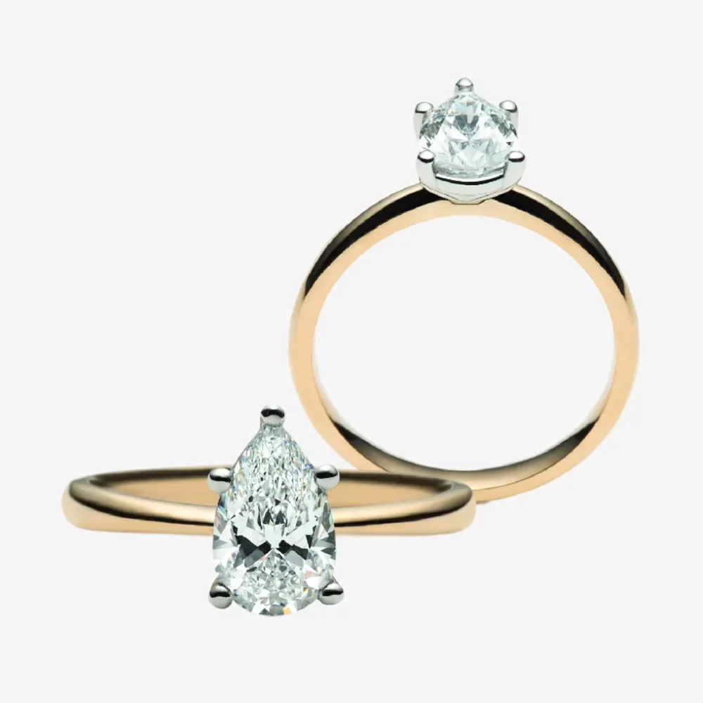 Solitaire martini poire