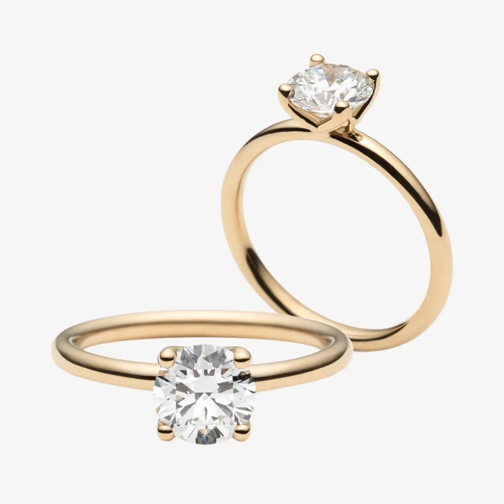 Solitaire tulipe rond